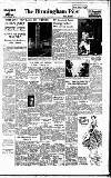 Birmingham Daily Post Monday 18 January 1954 Page 1