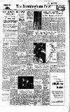 Birmingham Daily Post Wednesday 20 January 1954 Page 1