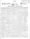 Lake's Falmouth Packet and Cornwall Advertiser Saturday 09 October 1858 Page 1