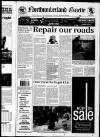 Alnwick Mercury Thursday 21 June 2001 Page 1