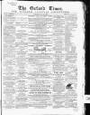 Oxford Times Saturday 27 June 1863 Page 1