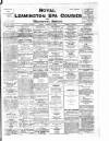 Leamington Spa Courier Friday 21 January 1921 Page 1