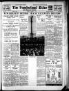 Sunderland Daily Echo and Shipping Gazette Saturday 11 November 1933 Page 1