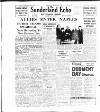 Sunderland Daily Echo and Shipping Gazette Friday 01 October 1943 Page 1