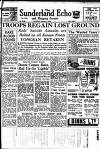 Sunderland Daily Echo and Shipping Gazette Saturday 02 September 1950 Page 1