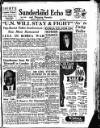 Sunderland Daily Echo and Shipping Gazette Monday 15 January 1951 Page 1