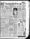 Sunderland Daily Echo and Shipping Gazette Thursday 25 October 1951 Page 1