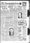 Sunderland Daily Echo and Shipping Gazette Monday 29 November 1954 Page 1