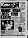 Sunderland Daily Echo and Shipping Gazette Wednesday 01 November 1989 Page 1