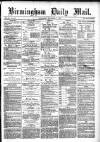 Birmingham Mail Wednesday 06 December 1871 Page 1