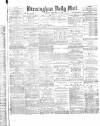 Birmingham Mail Thursday 14 September 1876 Page 1
