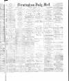 Birmingham Mail Saturday 07 October 1876 Page 1