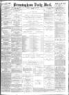 Birmingham Mail Monday 30 October 1882 Page 1