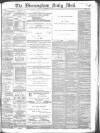 Birmingham Mail Tuesday 14 September 1886 Page 1