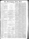 Birmingham Mail Monday 27 September 1886 Page 1