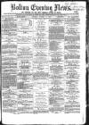 Bolton Evening News Monday 11 October 1869 Page 1