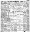 Bolton Evening News Wednesday 10 October 1900 Page 1