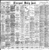 Liverpool Daily Post Monday 02 March 1896 Page 1