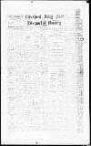 Liverpool Daily Post Saturday 21 January 1911 Page 1