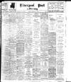 Liverpool Daily Post Friday 13 February 1920 Page 1