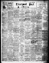 Liverpool Daily Post Monday 01 August 1921 Page 1