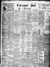 Liverpool Daily Post Wednesday 10 August 1921 Page 1