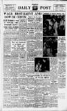 Liverpool Daily Post Wednesday 29 March 1950 Page 1