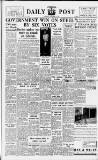 Liverpool Daily Post Wednesday 20 September 1950 Page 1