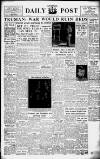 Liverpool Daily Post Thursday 08 January 1953 Page 1