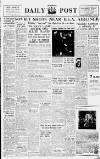 Liverpool Daily Post Saturday 14 March 1953 Page 1