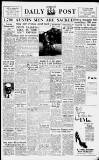 Liverpool Daily Post Saturday 28 March 1953 Page 1