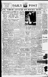 Liverpool Daily Post Saturday 28 November 1953 Page 1