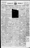 Liverpool Daily Post Wednesday 09 December 1953 Page 1