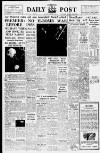 Liverpool Daily Post Wednesday 02 March 1955 Page 1