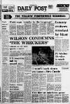 Liverpool Daily Post Saturday 04 January 1975 Page 1