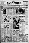 Liverpool Daily Post Monday 13 January 1975 Page 1