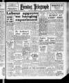 Northamptonshire Evening Telegraph Wednesday 09 February 1955 Page 1