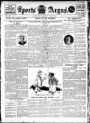 Sports Argus Saturday 10 April 1920 Page 1