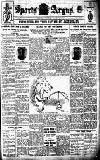 Sports Argus Saturday 28 January 1922 Page 1