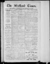 Shetland Times Saturday 13 September 1919 Page 1