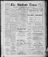 Shetland Times Saturday 27 January 1923 Page 1