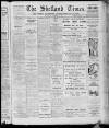 Shetland Times Saturday 25 January 1930 Page 1