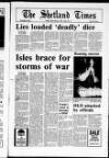 Shetland Times Friday 18 January 1991 Page 1