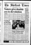 Shetland Times Friday 19 September 1997 Page 1