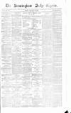Birmingham Daily Gazette Friday 14 November 1862 Page 1
