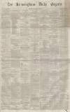 Birmingham Daily Gazette Monday 02 November 1863 Page 1