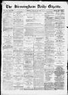 Birmingham Daily Gazette Monday 12 January 1874 Page 1