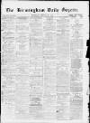 Birmingham Daily Gazette Wednesday 25 February 1874 Page 1