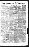 Birmingham Daily Gazette Monday 13 August 1877 Page 1