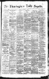 Birmingham Daily Gazette Monday 01 October 1877 Page 1